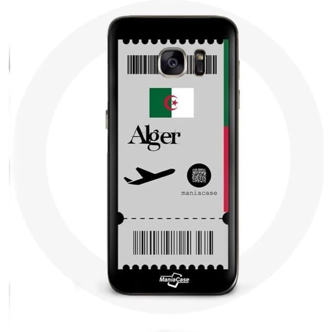 Samsung Galaxy S7 hoesje Algiers vliegticket