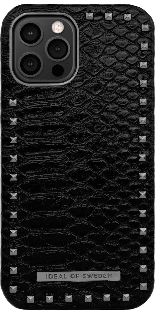 iDeal of Sweden Statement Case Unity voor iPhone 12 Pro Max Beatstuds Black Snake