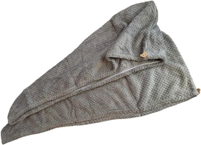 2x Super Absorberende Microvezel Haarhanddoek Set voor Nat en Lang Haar