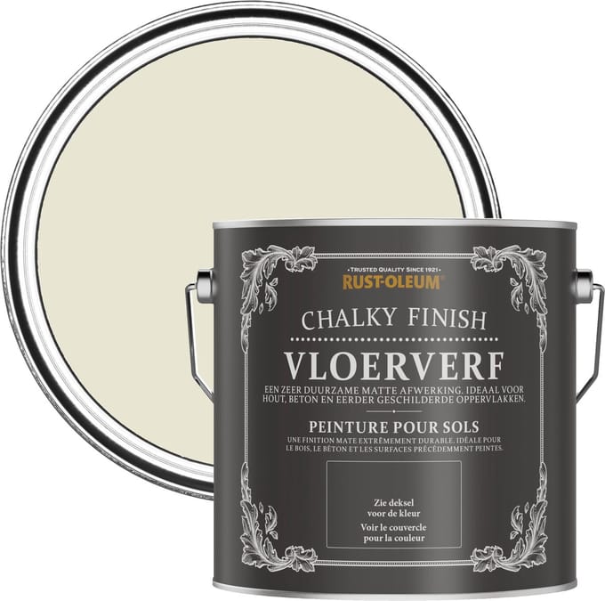 Rust-Oleum Grijs Vloerverf - Oester 2,5L