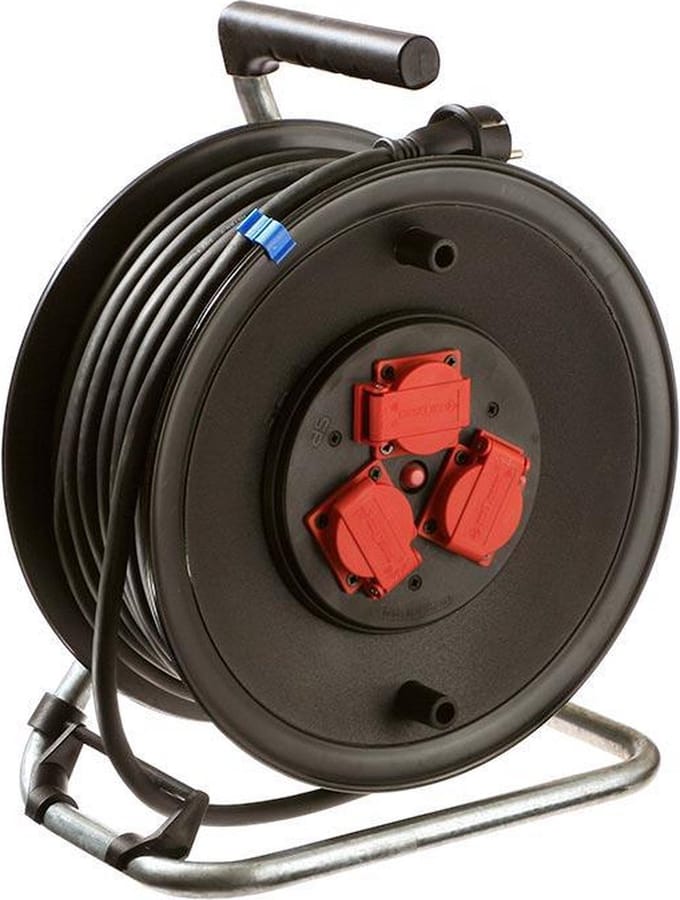 Schwabe kabelhaspel neopreen H07RN-F 3x1.5 WD IP44 40m (10129)
