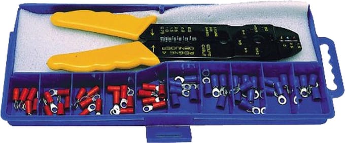 COGEX - KRIMPTANG MET ASSORTIMENT KABELSCHOENEN - 22106