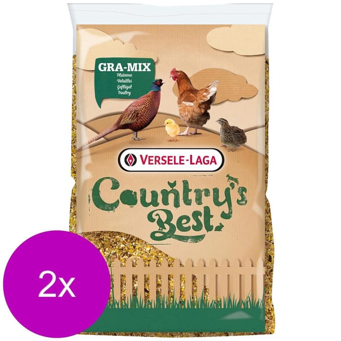 Versele-Laga Country`s Best Voedermais - Pluimveevoer - 2 x 20 kg