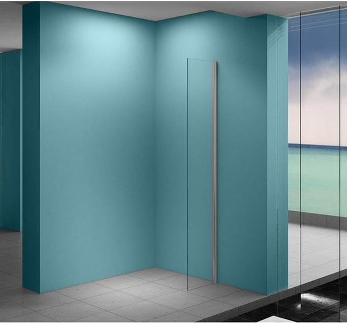 Xellanz Eco inloopdouche 500 x 2000 x 8 mm nano helder glas/chroom
