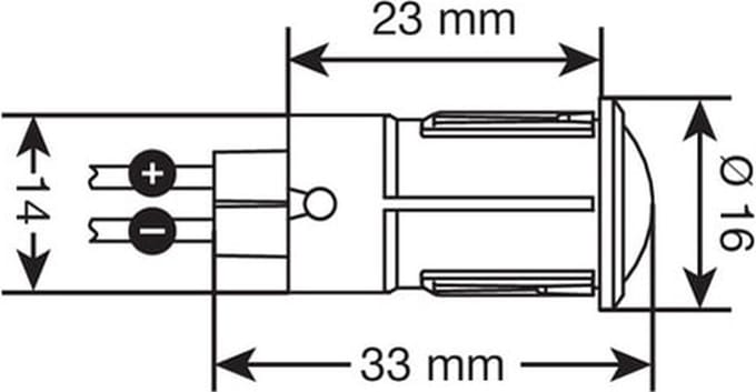 LED knipperlicht rood 12/24V