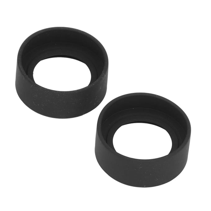 Lot de 2 oculaires de microscope stéréo, protection oculaire à angle plat en caoutchouc pour interface 40-42 mm