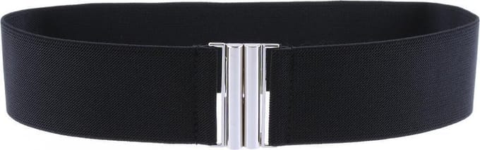 Luxe Elastische Riem Voor Een Jas - Zwart - Tailleriem - Heupriem