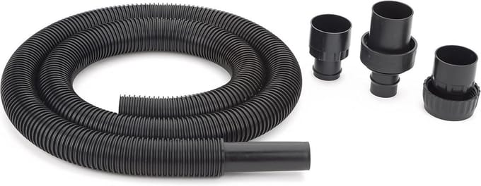 Slang voor Nat- en Droogzuiger 38mm Diameter x 2.4m Lengte Zwart