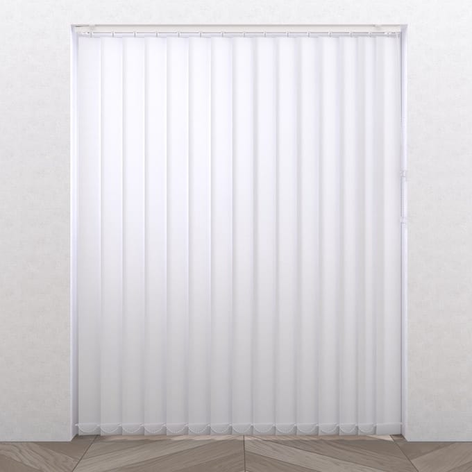 Lamellen set Easy Stripe - Transparant - White - 40 x 260 - 5 lamellen