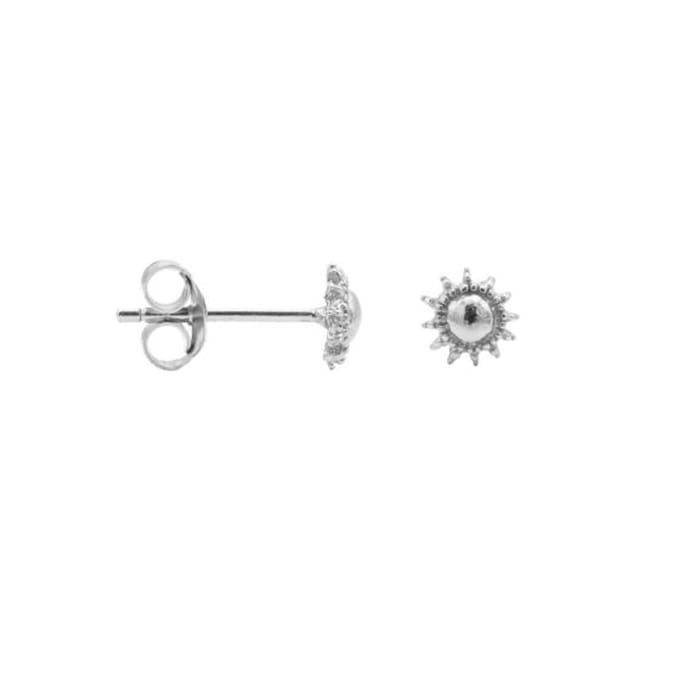 Karma Symbols oorbel M1431 Sun XL Zilver