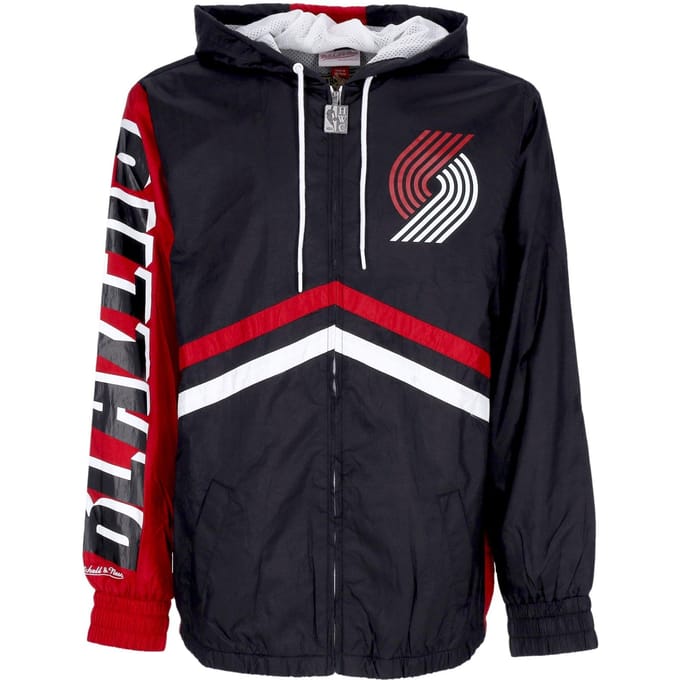 Herenwindjack Nba Onmiskenbaar windjack met volledige ritssluiting Hardwood Classics Porbla Zwart