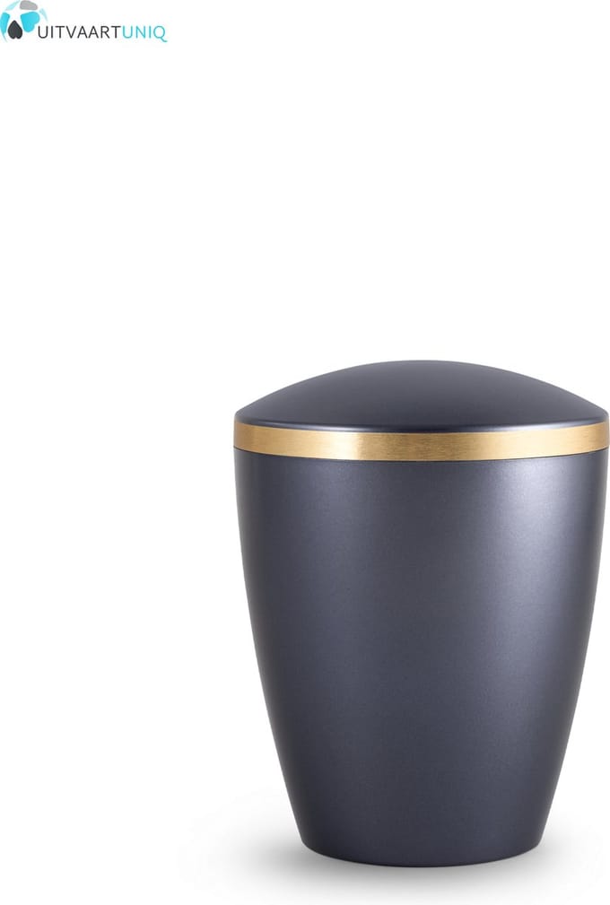 kinder urn parelmoer middernacht blauw