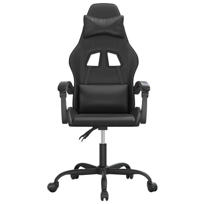 vidaXL - Gamestoel - kunstleer - zwart