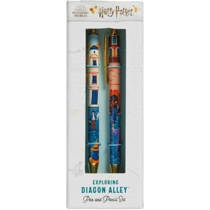 Harry Potter: Exploring Diagon Alley Pen And Pencil Set - Harry Potter - Insight Editions