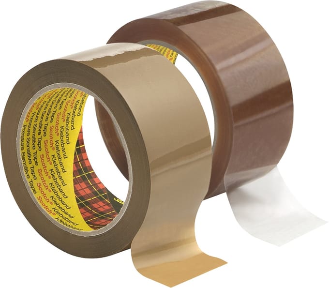 Verpakkingsplakband bruin, 38 mm x 66 m