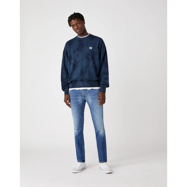 Wrangler - Larston - Heren Slim-fit Jeans - De-Lite Blue