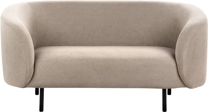LOEN - Tweezitsbank - Taupe - Polyester