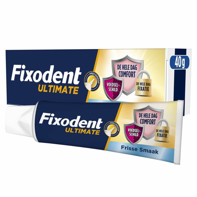 Fixodent Kleefpasta Ultimate Fresh 40 gr (vervanger van Fixodent Professional)