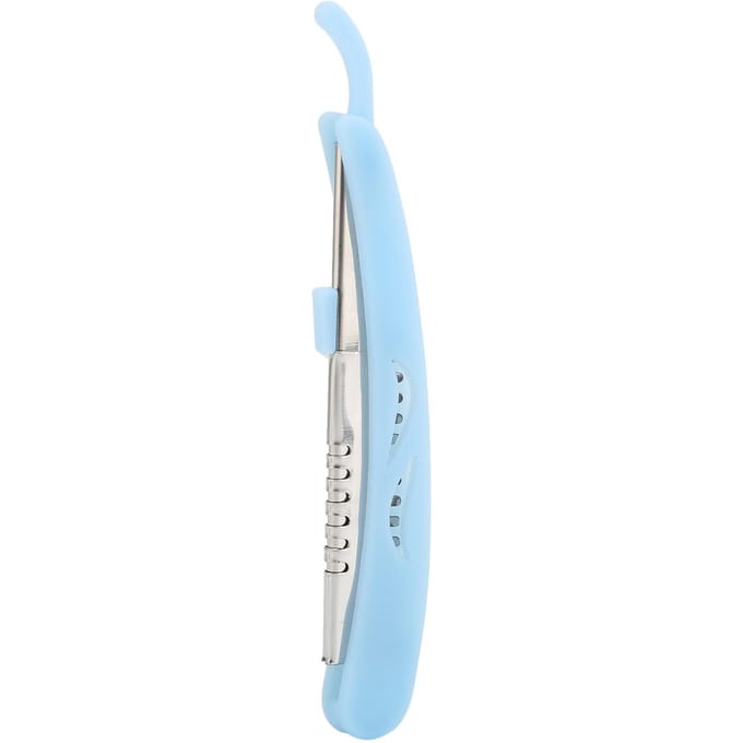 Kapper Scheermeshouder Handmatig Scheermeshouder met Rechte Rand Zonder Mes Blauw white
