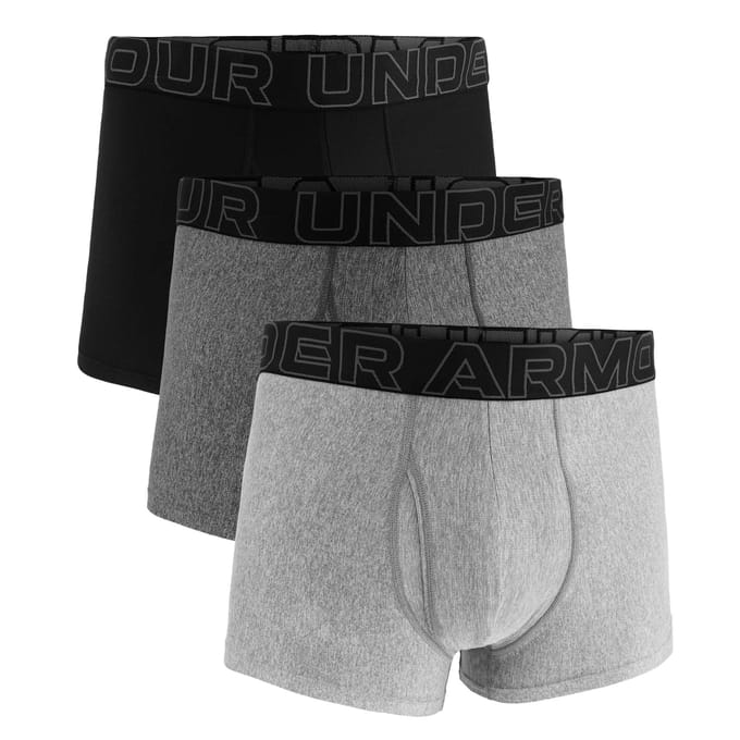 Under Armour Boxershorts UA PERFORMANCE TECH - SOLID 3 IN 3PK Set van 3