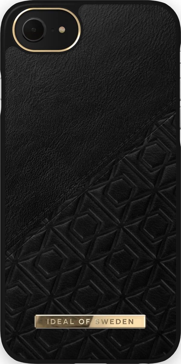 Ideal of Sweden Fashion Case Atelier iPhone 8/7/6/6s/SE Embossed Black