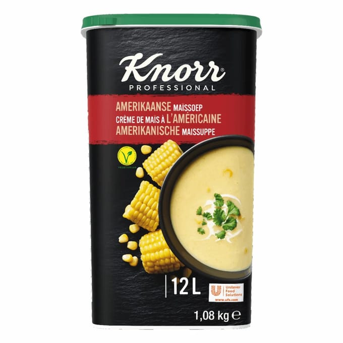 Knorr - Amerikaanse Maissoep - 12 liter - Omdoos 6x