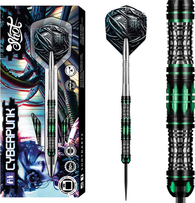Shot AI Cyberpunk 90% - Dartpijlen