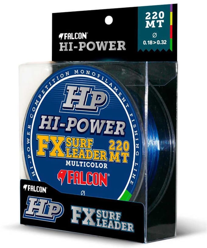 Falcon Fx Surfcasting 220 M Monofilament Transparant 0.200-0.400 mm