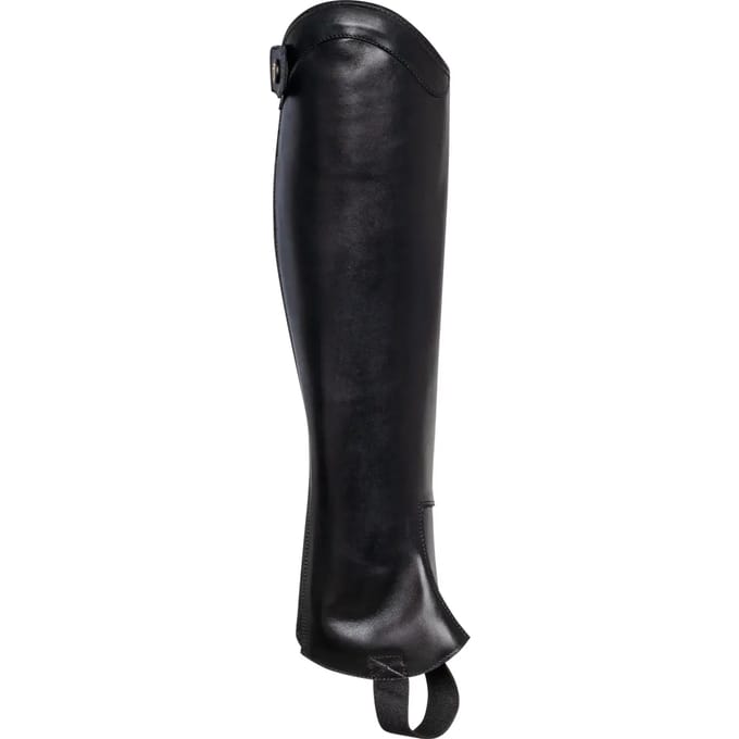 Mini-chaps met rits achteraan en elastische band Equestro