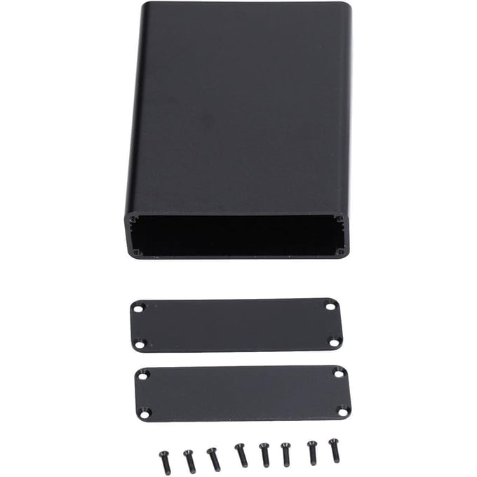 Boîtier de jonction étanche en aluminium pour boîtier électrique intégré, noir