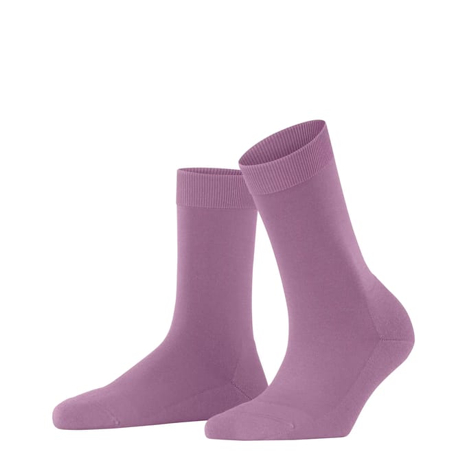 FALKE ClimaWool eenkleurig wol lyocell sokken dames roze - maat 37-38