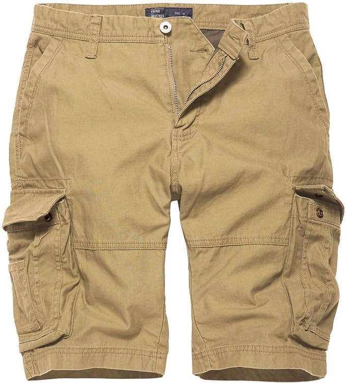 Vintage Industries Rowing shorts dark khaki XS