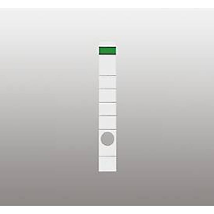 Rugetiket, rugbreedte 39 mm, zelfklevend, 10 stuks, wit