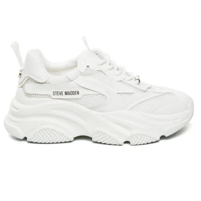 Dames Sneakers Steve Madden Possesion-e White Wit - Maat 37