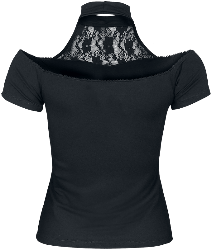 Outer Vision T-shirt - Alexandra - L - voor Vrouwen - zwart