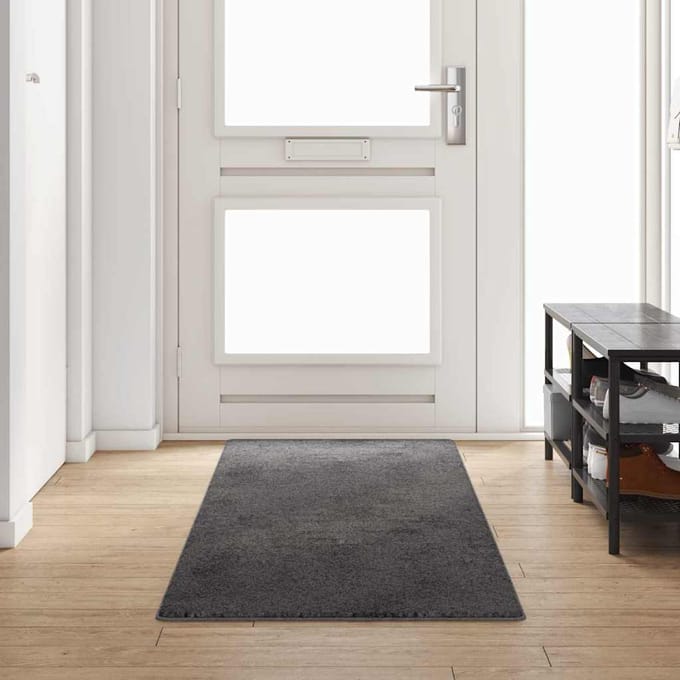 vidaXL Tapijt Loper Grijs 80 x 300 cm 100% Polypropylene Tuft