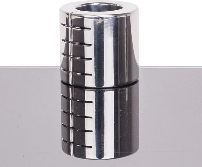 Ballstretcher RVS met groeven scharnierend 56 mm hoog Ø 35 mm