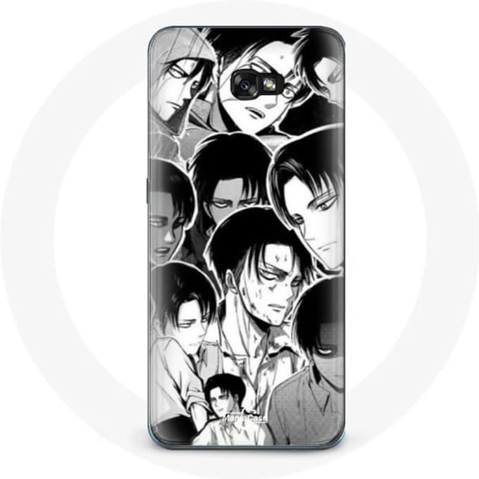 Coque pour Samsung Galaxy A3 2017 Attaque des Titans Manga Levi Ackerman