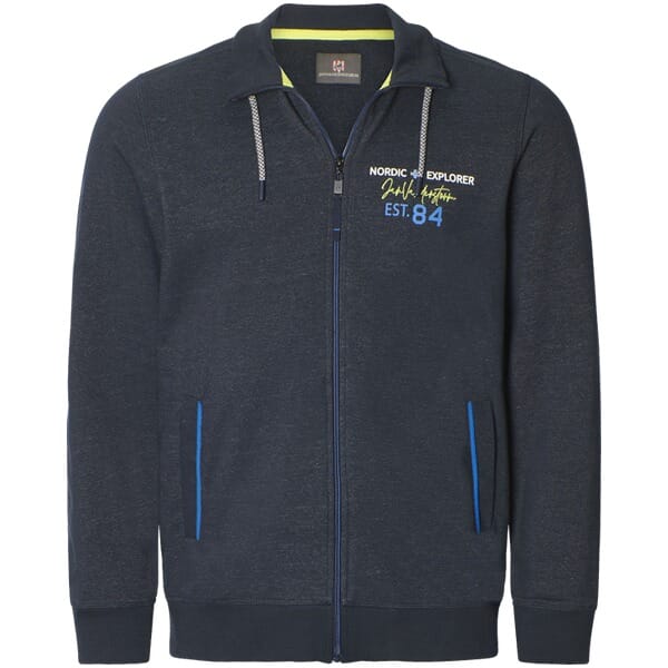 Sweatvest YORIN donkerblauw