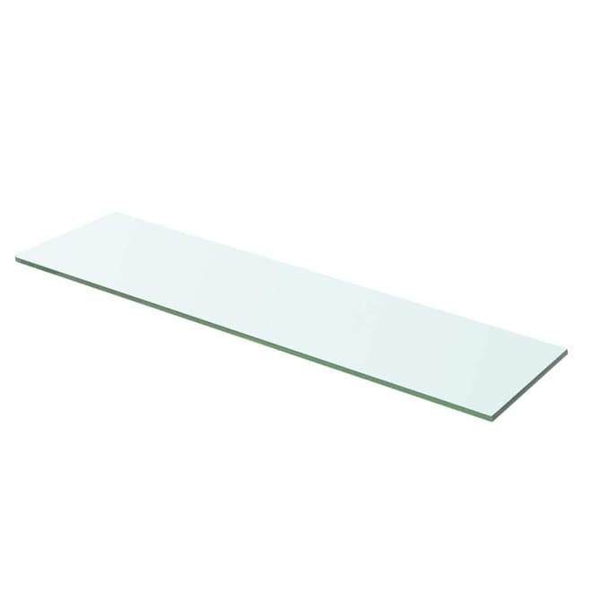 vidaXL - Wandschap - transparant - 60x12 - cm - glas