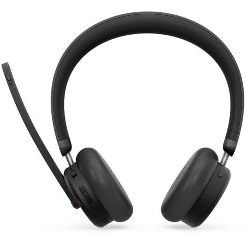 Lenovo Lenovo 6550 - Headset - On-Ear - Bluetoo On Ear headset Bluetooth, Draadloos Stereo Zwart Ruisonderdrukking (microfoon), Noise Cancelling...