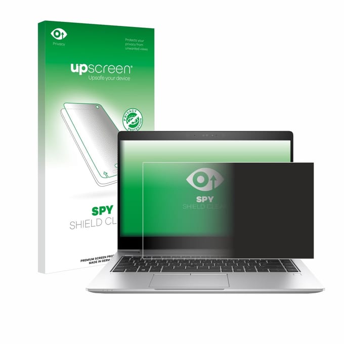 upscreen - privacy screenprotector voor HP EliteBook 840 G6 - Folie Beschermfolie Blauwlichtfilter