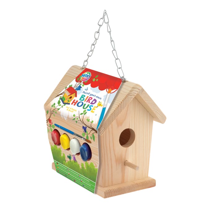 Creative Craft Group Paint Your Own Birdhouse Paint Set