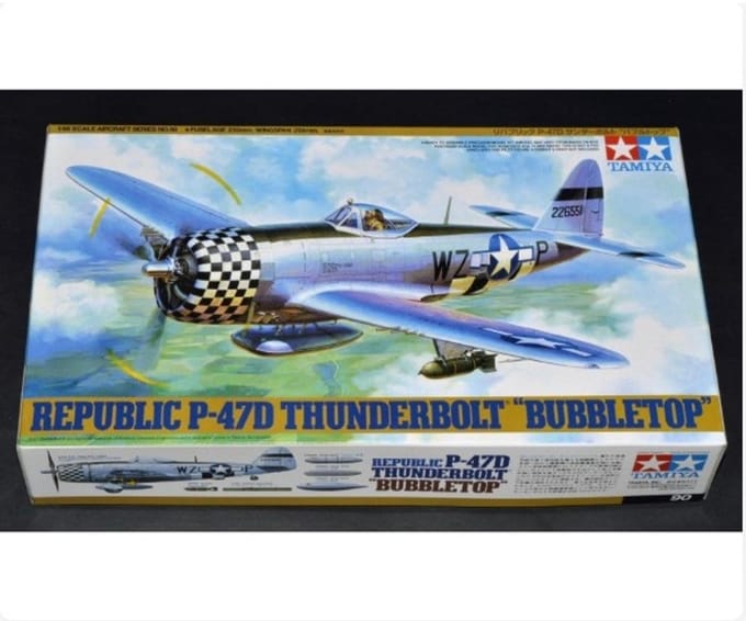 Tamiya 61090 Republic P-47D Thunderbolt 1:48 – Plastic Modelbouw Vliegtuig Bouwpakket
