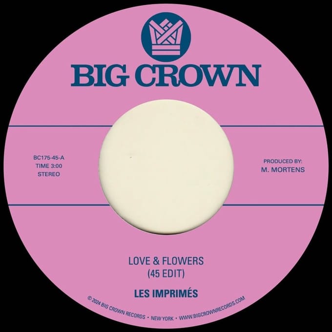 Les Imprimés - Love & Flowers (7" Single)