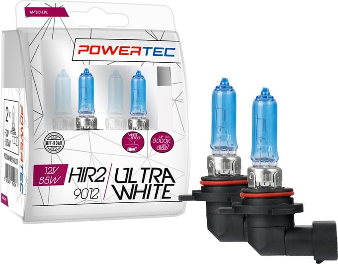 Powertec HIR2 12V Halogeenlampen – UltraWhite – Set van 2 (DUO)