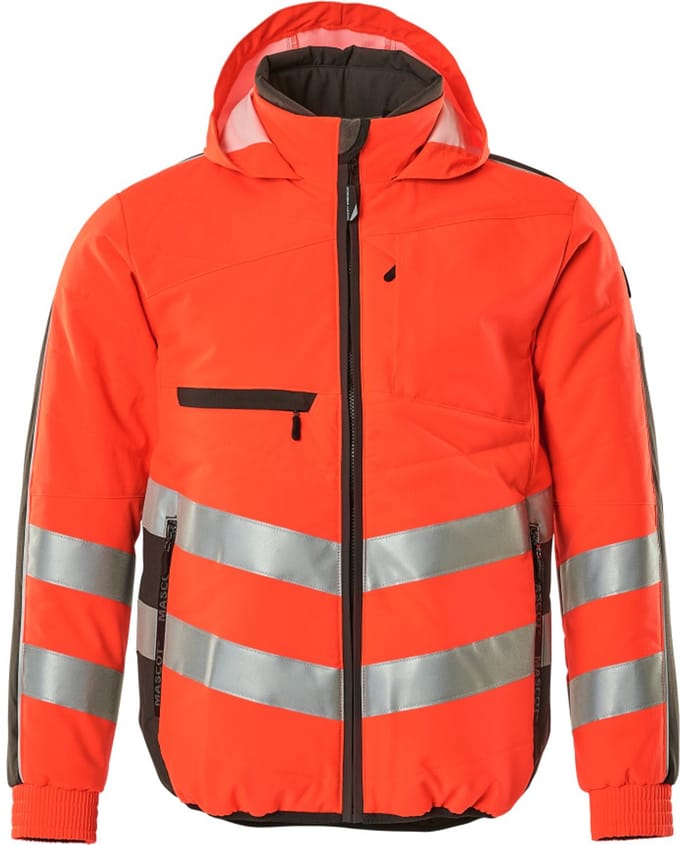 Mascot Safe Supreme Jas 15515-249 - hi-vis rood/donkerantraciet - S