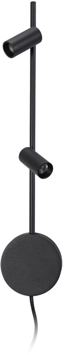 ETH Minora Wandlamp 2 Lichts 7w led dimbaar Zwart