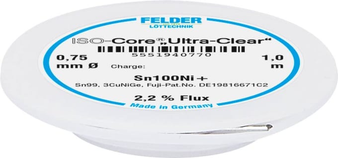 Felder LAttechnik ISOCore UltraClear Sn100Ni+ Soldeertin loo