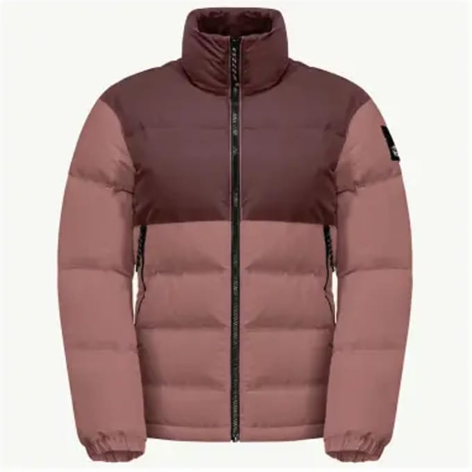 Jack Wolfskin Alex Down Jkt W 1206921-3068, Vrouwen, Bruin, Jasje, maat: M